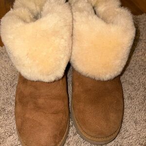 UGG Tan Shearling Winter Boots